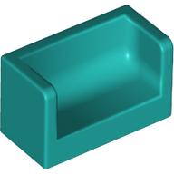 Panel 1 x 2 x 1 with Rounded Corners and 2 Sides (23969)