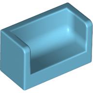 Panel 1 x 2 x 1 with Rounded Corners and 2 Sides (23969)