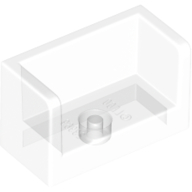 Panel 1 x 2 x 1 with Rounded Corners and 2 Sides (23969)