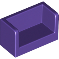 Panel 1 x 2 x 1 with Rounded Corners and 2 Sides (23969)