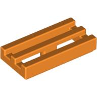 Tile Special 1 x 2 Grille with Bottom Groove (2412b)