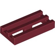 Tile Special 1 x 2 Grille with Bottom Groove (2412b)