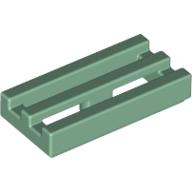 Tile Special 1 x 2 Grille with Bottom Groove (2412b)