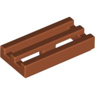 Tile Special 1 x 2 Grille with Bottom Groove (2412b)
