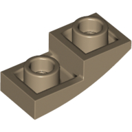 Slope Curved 2 x 1 Inverted (24201)