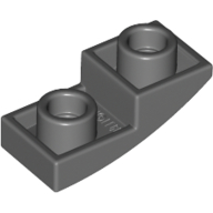 Slope Curved 2 x 1 Inverted (24201)