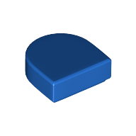 Tile Round 1 x 1 Half Circle (24246)