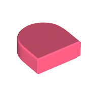 Tile Round 1 x 1 Half Circle (24246)
