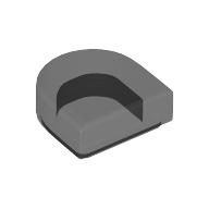 Tile Round 1 x 1 Half Circle (24246)