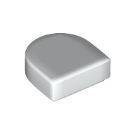 Tile Round 1 x 1 Half Circle (24246)