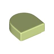 Tile Round 1 x 1 Half Circle (24246)