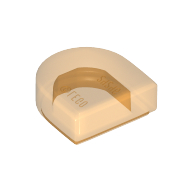 Tile Round 1 x 1 Half Circle (24246)