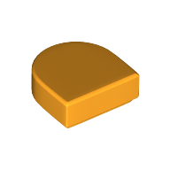 Tile Round 1 x 1 Half Circle (24246)