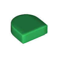 Tile Round 1 x 1 Half Circle (24246)