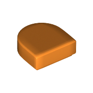 Tile Round 1 x 1 Half Circle (24246)