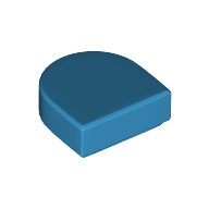 Tile Round 1 x 1 Half Circle (24246)
