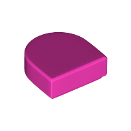 Tile Round 1 x 1 Half Circle (24246)