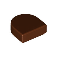 Tile Round 1 x 1 Half Circle (24246)