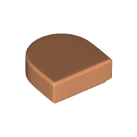 Tile Round 1 x 1 Half Circle (24246)