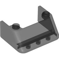 Windscreen 3 x 4 x 1 1/3 with 2 Studs on Top (2437)
