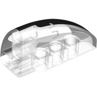 Technic Panel Round Corner 5 x 3 x 2 Right with Black Headlight print (2442pr0003)