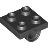 Plate Special 2 x 2 with 1 Pin Hole [Split Underside Ribs] (2444)