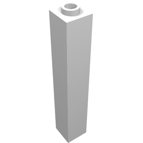 Brick 1 x 1 x 5 with Blocked Open or Hollow Stud (2453a)