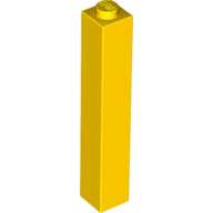 Brick 1 x 1 x 5 with Solid Stud (2453b)