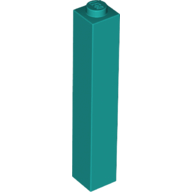 Brick 1 x 1 x 5 with Solid Stud (2453b)