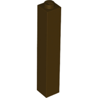 Brick 1 x 1 x 5 with Solid Stud (2453b)