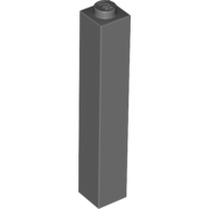 Brick 1 x 1 x 5 with Solid Stud (2453b)