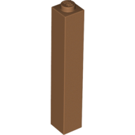 Brick 1 x 1 x 5 with Solid Stud (2453b)