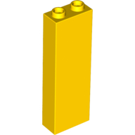 Brick 1 x 2 x 5 with Hollow Studs (2454b)