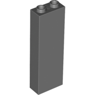 Brick 1 x 2 x 5 with Hollow Studs (2454b)