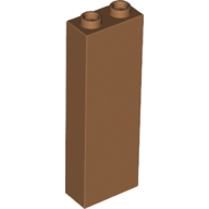 Brick 1 x 2 x 5 with Hollow Studs (2454b)