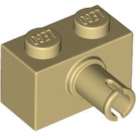 Brick Special 1 x 2 with Pin (2458)