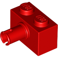 Brick Special 1 x 2 with Pin (2458)