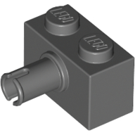 Brick Special 1 x 2 with Pin (2458)
