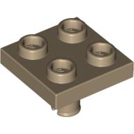 Plate Special 2 x 2 with Pin on Bottom (2476a)