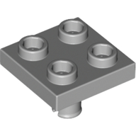 Plate Special 2 x 2 with Pin on Bottom (2476a)