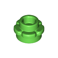 Plant, Flower, Plate Round 1 x 1 with 5 Petals (24866)