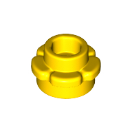 Plant, Flower, Plate Round 1 x 1 with 5 Petals (24866)