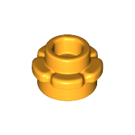 Plant, Flower, Plate Round 1 x 1 with 5 Petals (24866)