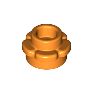 Plant, Flower, Plate Round 1 x 1 with 5 Petals (24866)