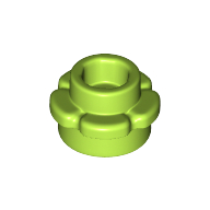 Plant, Flower, Plate Round 1 x 1 with 5 Petals (24866)