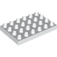 Duplo Plate 4 x 6 (25549)