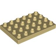Duplo Plate 4 x 6 (25549)