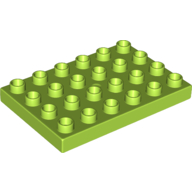 Duplo Plate 4 x 6 (25549)