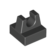 Tile Special 1 x 1 with Clip and Straight Tips (2555)