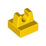 Tile Special 1 x 1 with Clip and Straight Tips (2555)